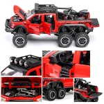 1:24 Pickup Trucks for Boys F150 Raptor Diecast Metal - Image 5