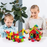 240Pcs Children's Bristle Shape Building Block - Image 2