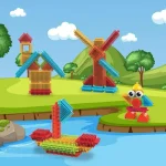 240Pcs Children's Bristle Shape Building Block - Image 6